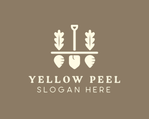 Shovel Vegetable Farm logo design