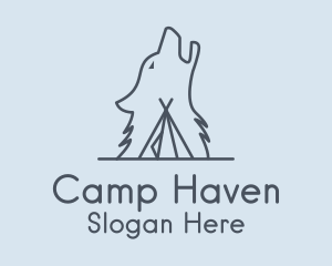 Wolf Camp Tent logo