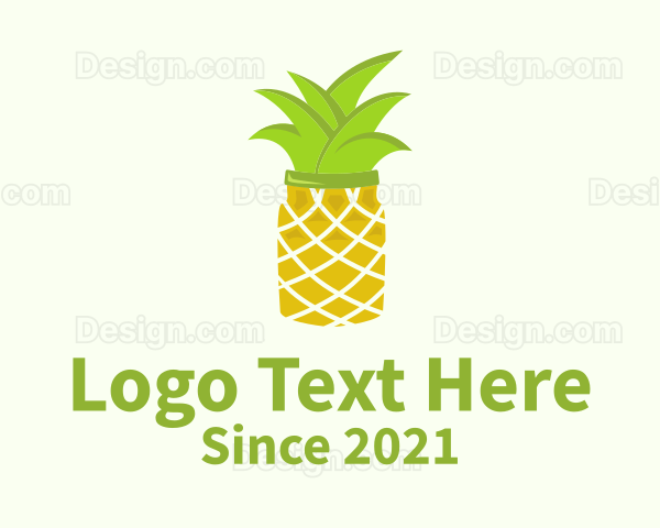 Pineapple Jar Decoration Logo