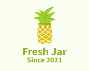 Pineapple Jar Decoration  logo design