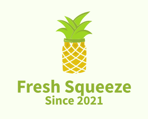 Pineapple Jar Decoration  logo design