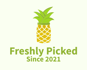 Pineapple Jar Decoration  logo design