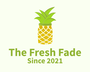 Pineapple Jar Decoration  logo design