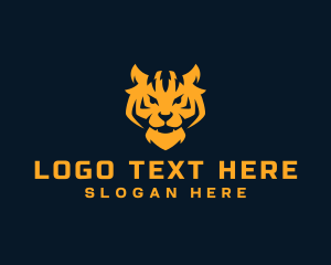 Wild Tiger Animal logo
