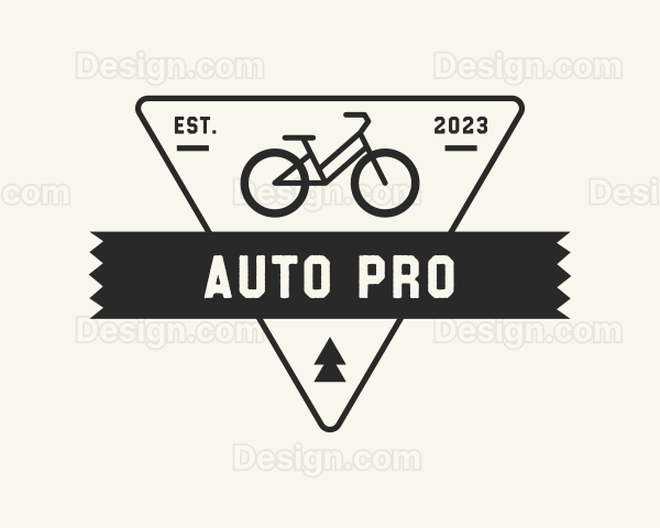 Marathon Bicycle Race Logo