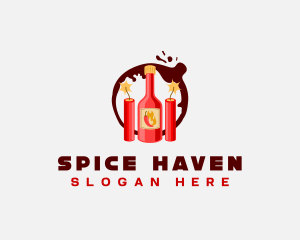 Spicy Sauce Dynamite logo design