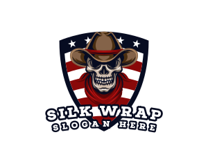 Skull Cowboy Scarf logo