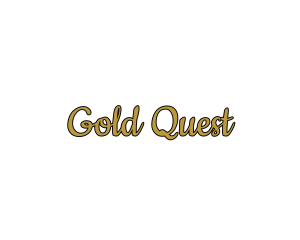 Gold & Sexy Script Font logo design