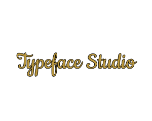 Gold & Sexy Script Font logo