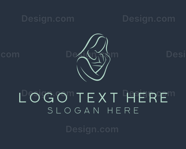 Mother Baby Newborn Maternity Logo