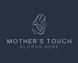 Mother Baby Newborn Maternity logo design