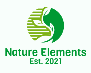 Nature Sprout Leaf  logo design