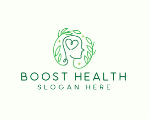 Mental Health Heart logo design