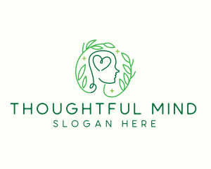 Mental Health Heart logo design