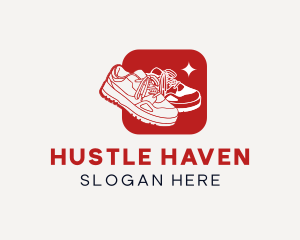 Sports Rubber Shoes logo design