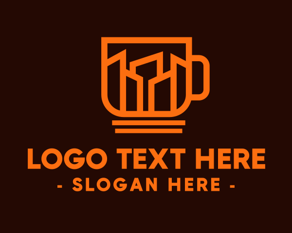 Orange Building logo example 4