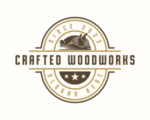 Wood Planer Carpentry logo