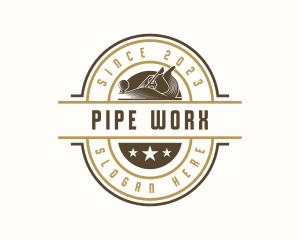 Wood Planer Carpentry logo design