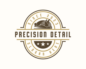 Wood Planer Carpentry logo design