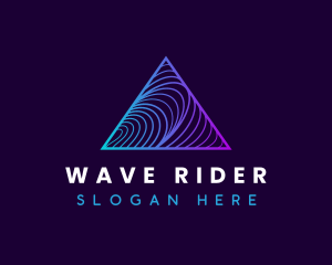 Wave Pyramid Technology logo design