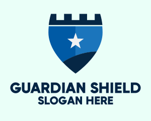 Star Castle Shield logo design