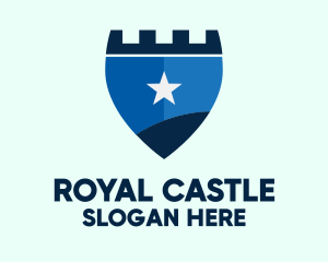 Star Castle Shield logo design