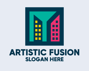 Artistic Construction Firm logo design