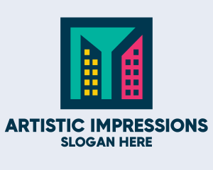 Artistic Construction Firm logo design