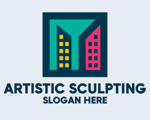 Artistic Construction Firm logo design