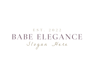 Elegant Classy Brand logo design