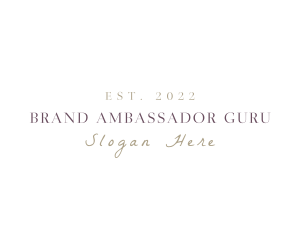 Elegant Classy Brand logo design