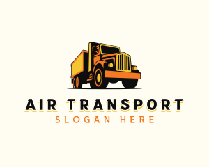 Truck Freight Haulage logo design