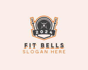 Dumbbell Gym Weights logo design