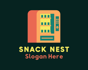 Colorful Vending Machine logo design