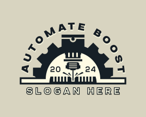 Laser Milling Automation  logo design