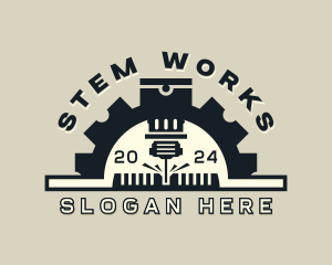 Laser Milling Automation  logo design