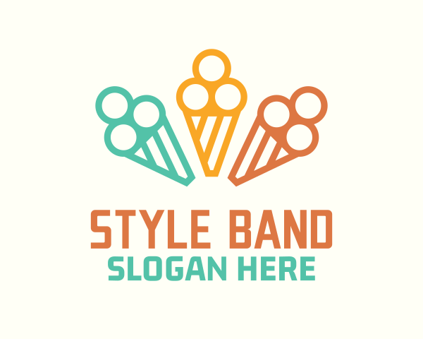 Sugar Cone logo example 4