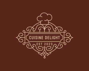 Fine Dining Gourmet Chef logo design