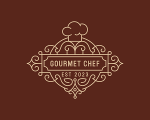 Fine Dining Gourmet Chef logo design