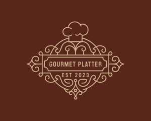 Fine Dining Gourmet Chef logo design