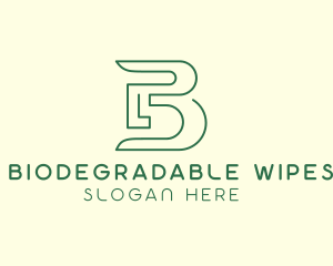 Organic Biodegradable Brand logo design