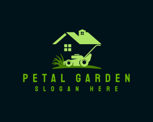 Lawn Grass Cutter logo design