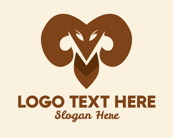 Wild Sheep logo example 4