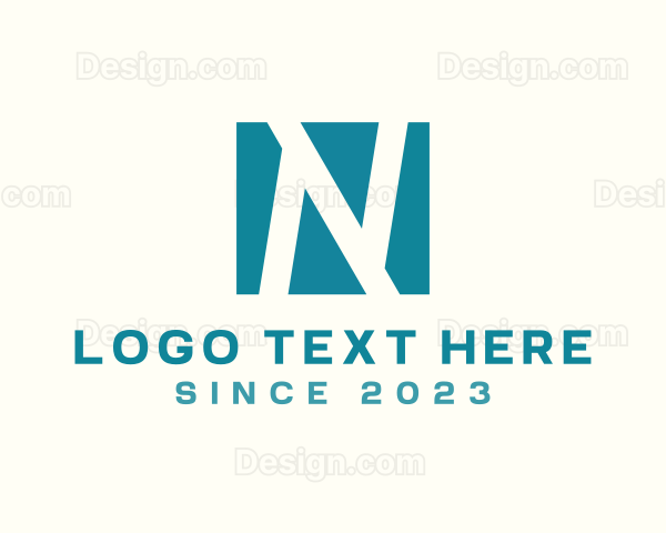 Creative Modern Letter N Logo