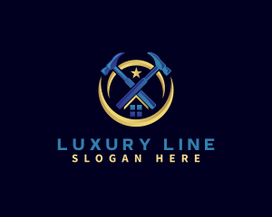 Luxury Hammer Builder logo design