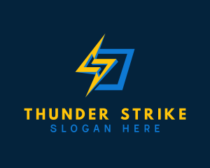 Thunder Energy Speed logo design