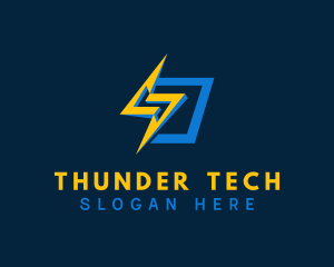 Thunder Energy Speed logo design