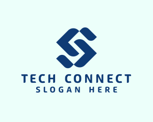 Digital Technology App Letter S logo