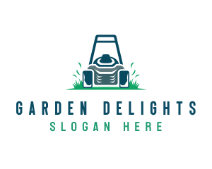 Garden Mower Landscaping logo design