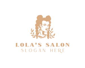 Afro Hair Salon logo design